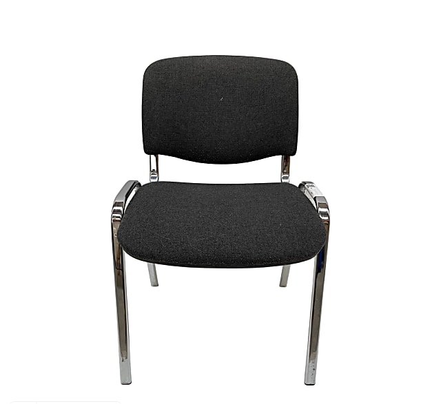 Grey meeting chairs stackable 