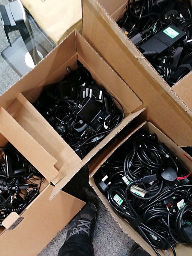 Box of IT equipment