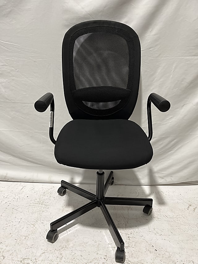 Ikea Flintan black mesh back office operator chair