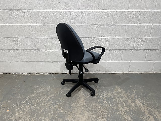 Blue office chair