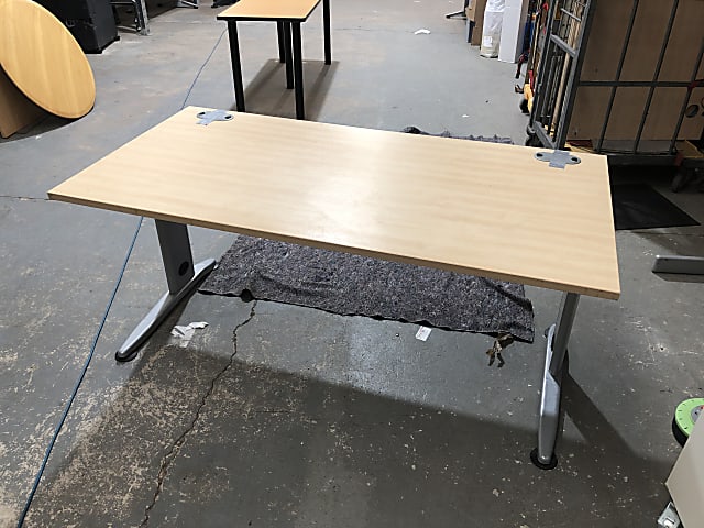 Beech top desk 160cm