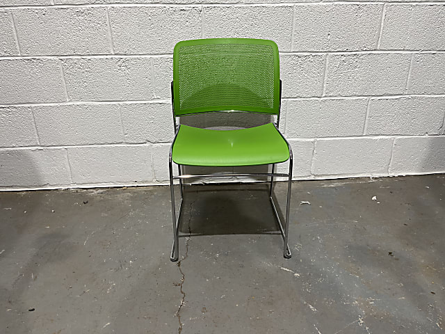 Boss Design Starr green sled chair