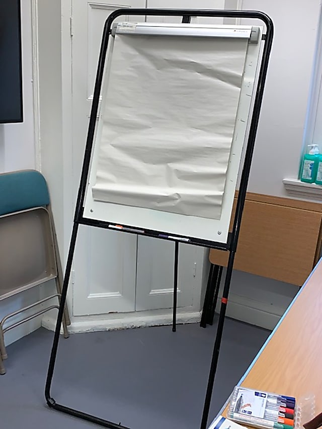 Large Flip Chart - metal frame