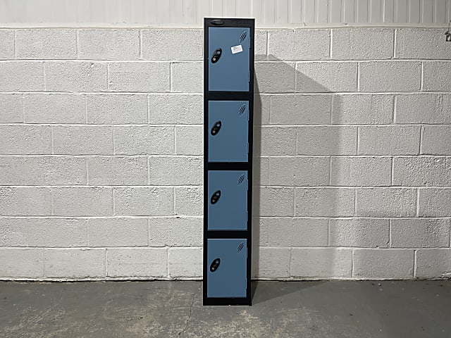 Blue 4 door locker