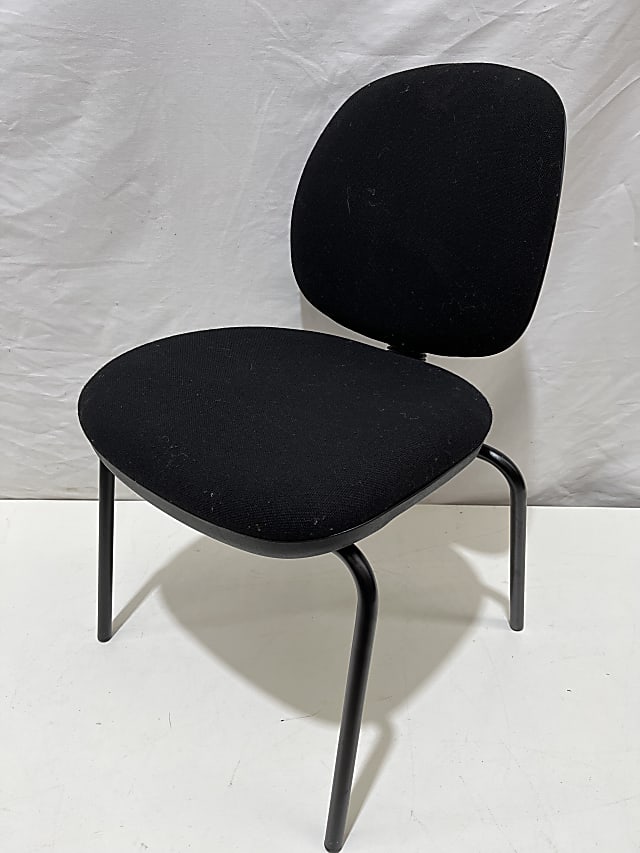 fabric chair black