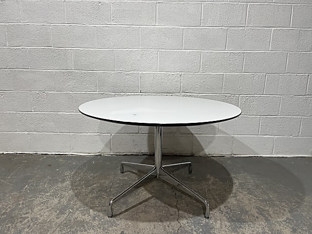 Vitra Charles and Ray Eames Round White Table