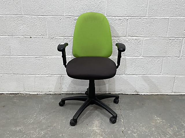 Green office operator chair