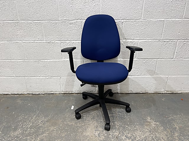 Blue Office rolling chair DS Ergonomics