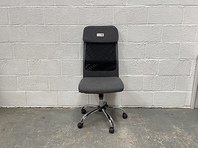 black and gray rolling chair