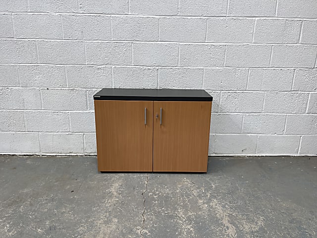 Haworth two door storage cabinet