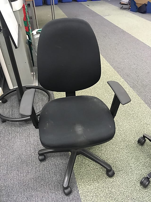 Office chair on wheels