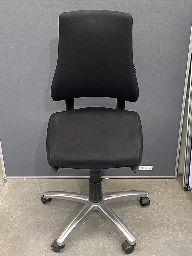 Axia black ergonomic operator chair