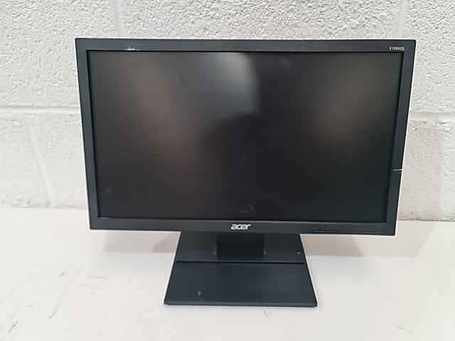 Black acer monitor