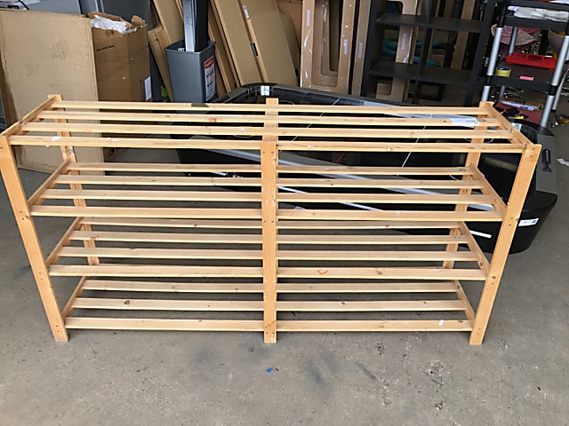 Wooden racking