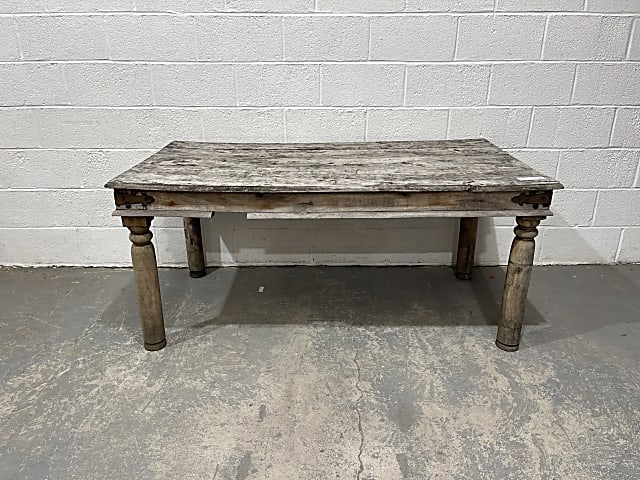 Distressed look Outdoor Wooden Table