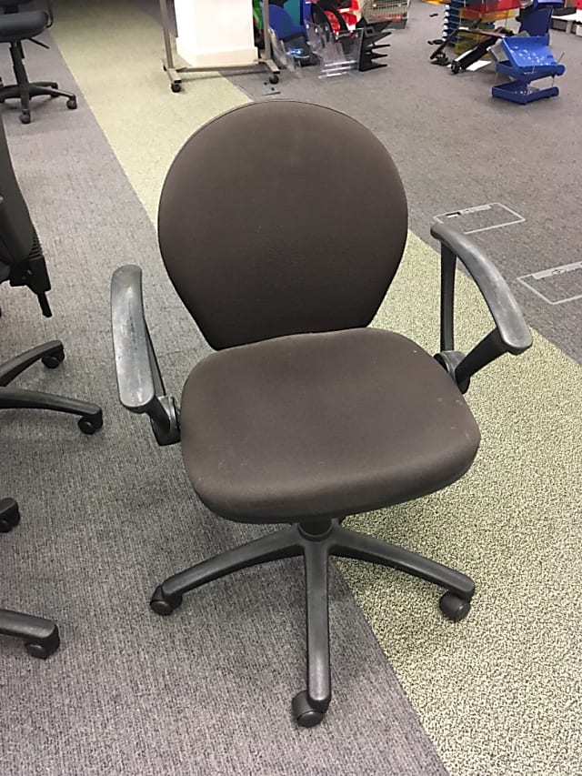 Office chair on wheels