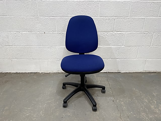 Pledge blue office operator task chair