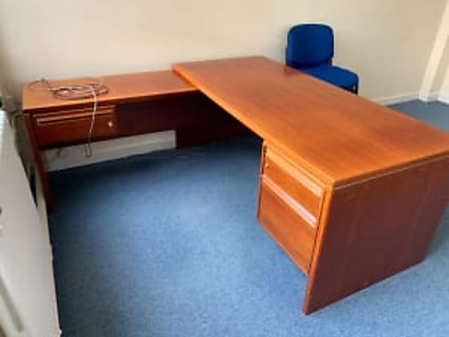 Large Desk with Drawers