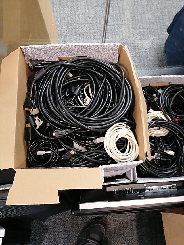 Box of IT equipment