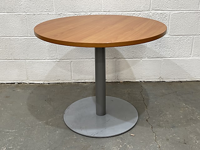 round brown wooden table