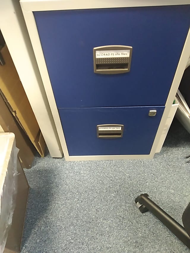 2 door filling cabinet