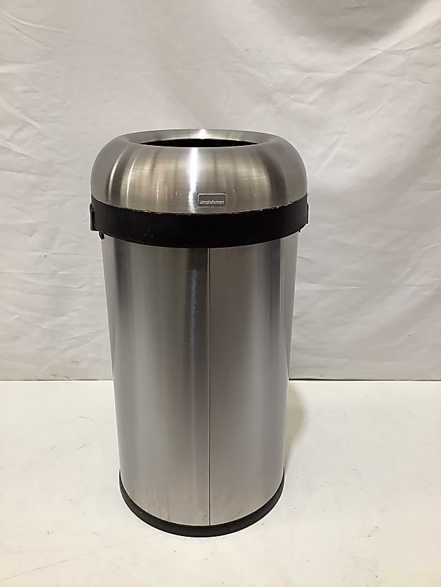 Simplehuman steel waste bin