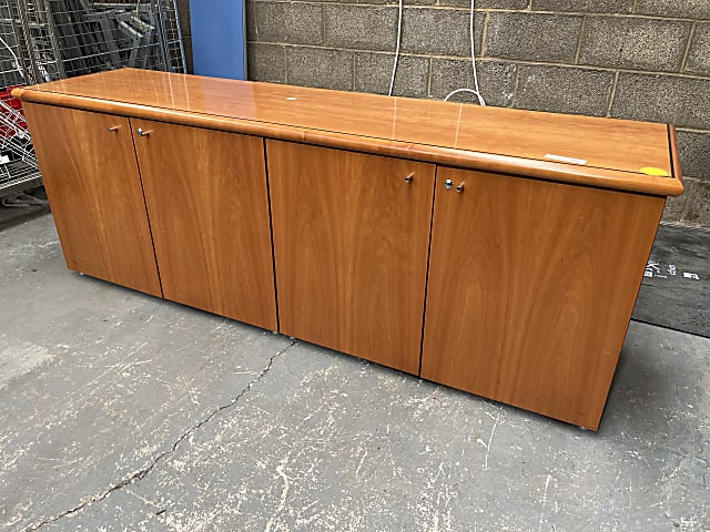 credenza 4 door cabinet