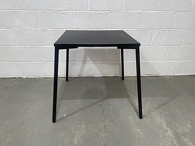 Magis Black square table 70cm wide