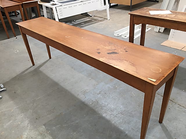 Vintage solid wooden table