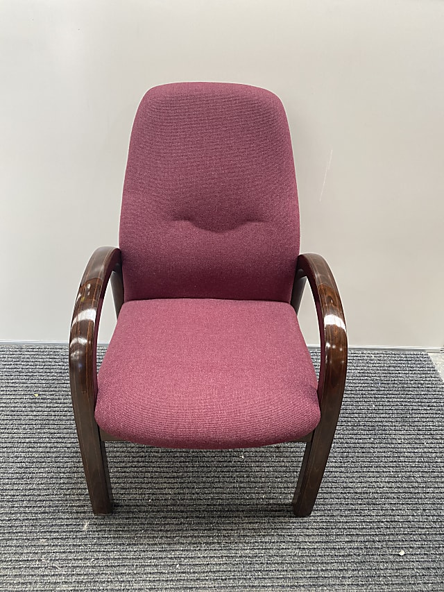 VERCO meeting room chair burgundy