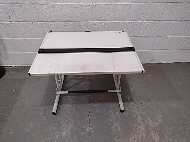 white Architects draughting table desk