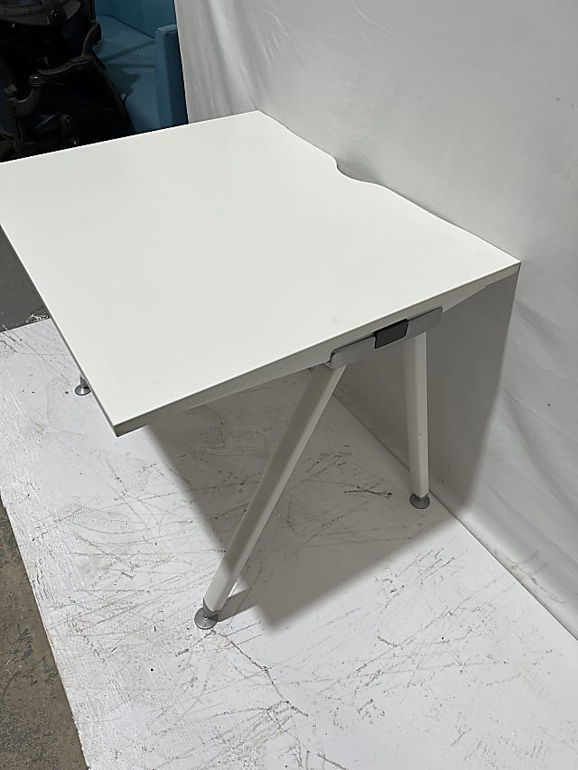 Small white office home office desk just 100cm