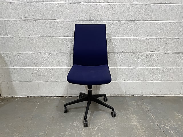 Purple operator chair