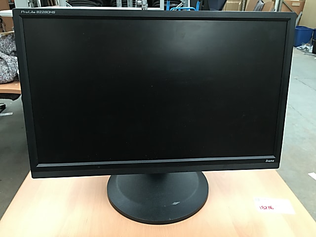 Iiyama B2280HS monitor with stand and cables