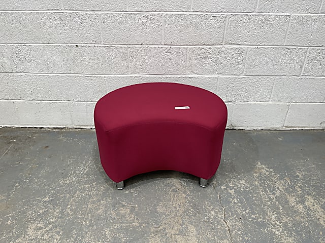 ottoman pink cushion chair