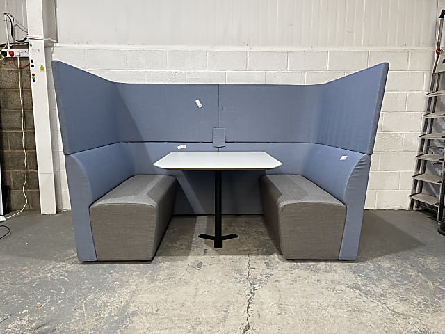 Orangebox Privacy meeting booth with table