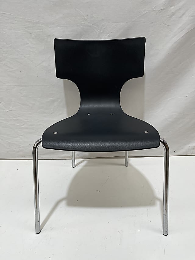 Black canteen chair 