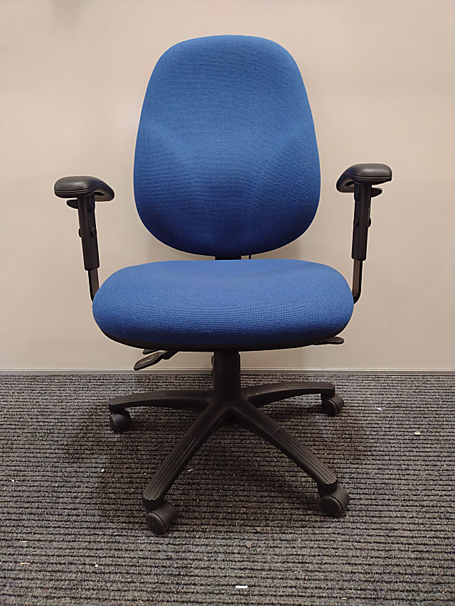 Blue task chair 