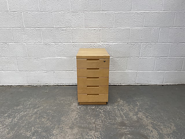 Alvar Aalto Pedestal - 5 drawer