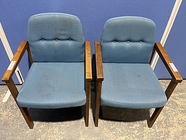 Refurb recover vintage pair of chairs