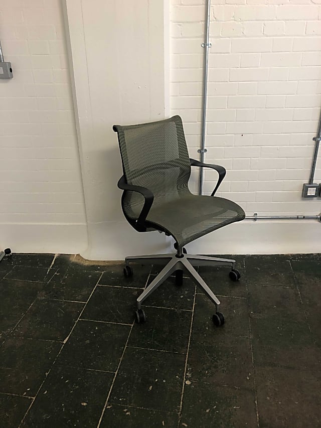 Herman Miller mesh task chair grey