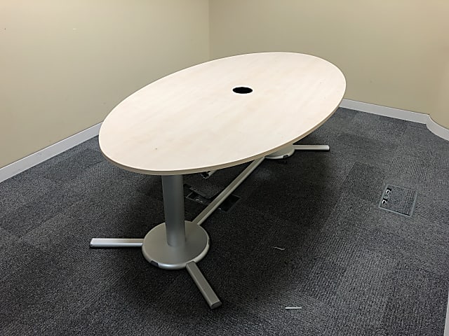 Oval meeting room table