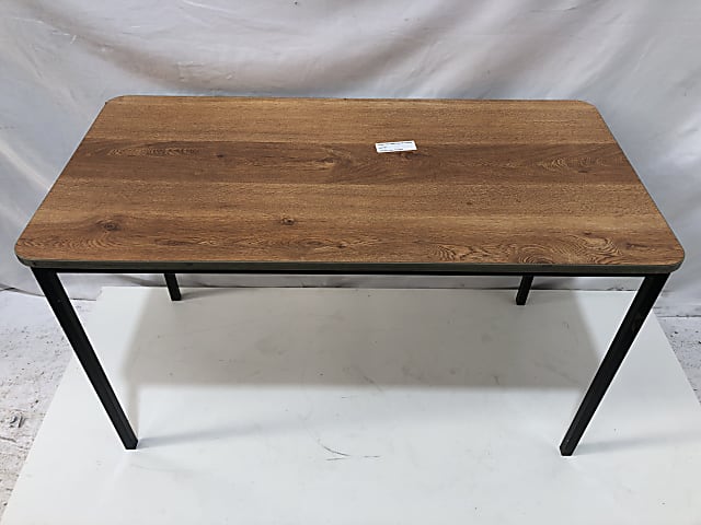 Wooden dark top table desk