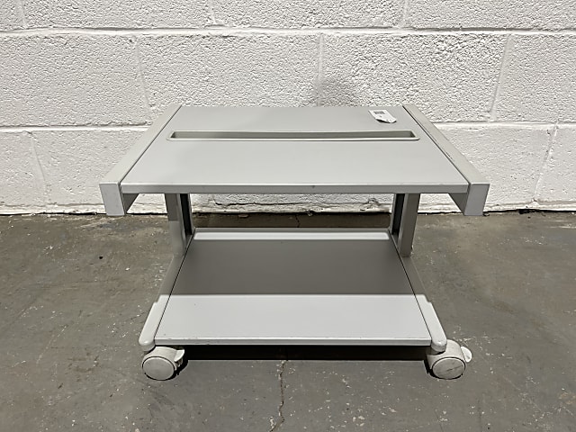 Smal mobile Printer table on wheels