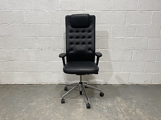 Vitra ID Leather Office Task Chair - Premium Furniture for Comfort and Style in the Workplace