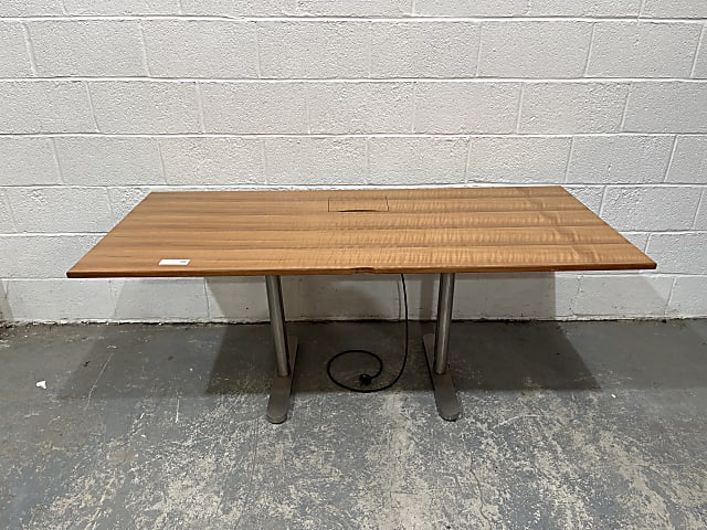 Folding desk Table with power unit