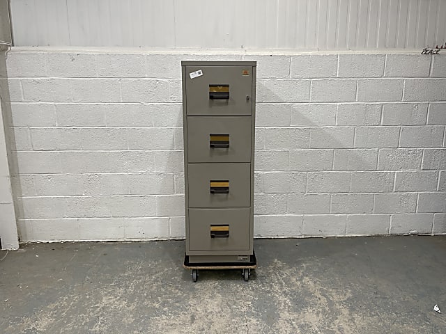 Chubb Grey Fire Safe Filing Cabinet