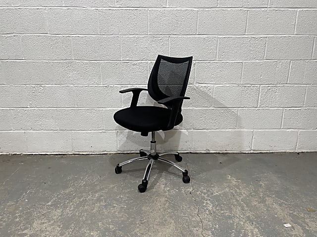 Black Mesh Back Office Chair 