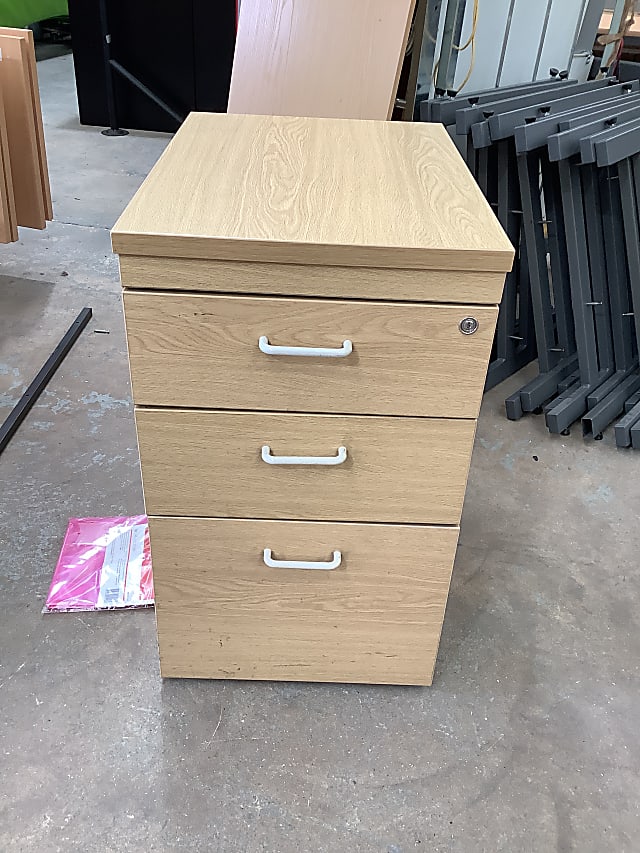 Wasted Desk Height Pedestal