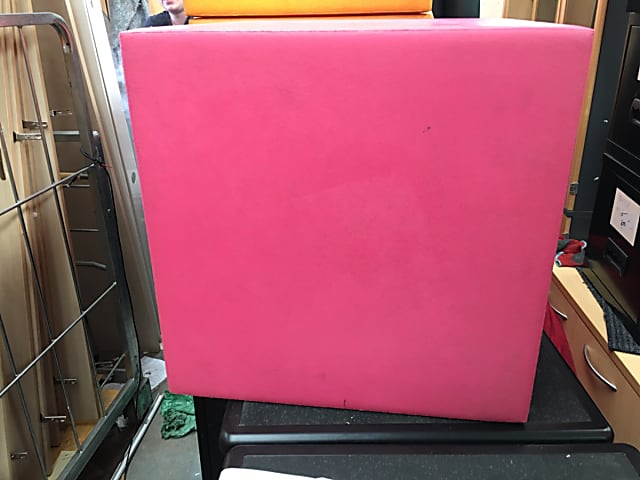 Foam Cube Seating block pink